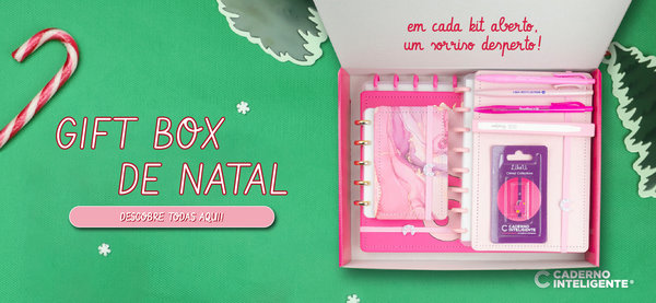Caderno Inteligente Gift Box Natal