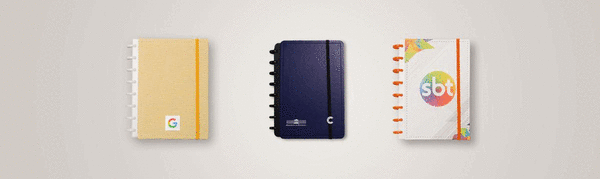 Projetos de Cadernos Inteligentes personalizados para empresas