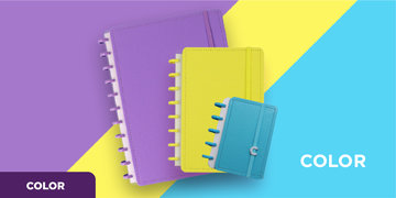 Caderno inteligente coleção color
