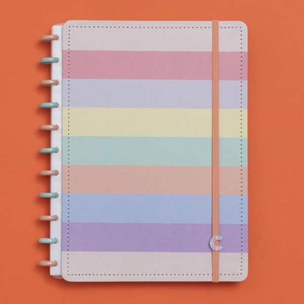 Cuaderno Inteligente arcoiris pastel