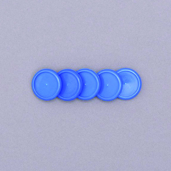 Discos e elástico azul royal M para o Caderno Inteligente