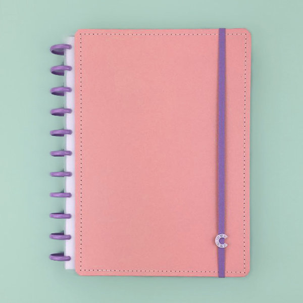 Caderno Inteligente G+ Grande ed. especial Rose Rosé pastel