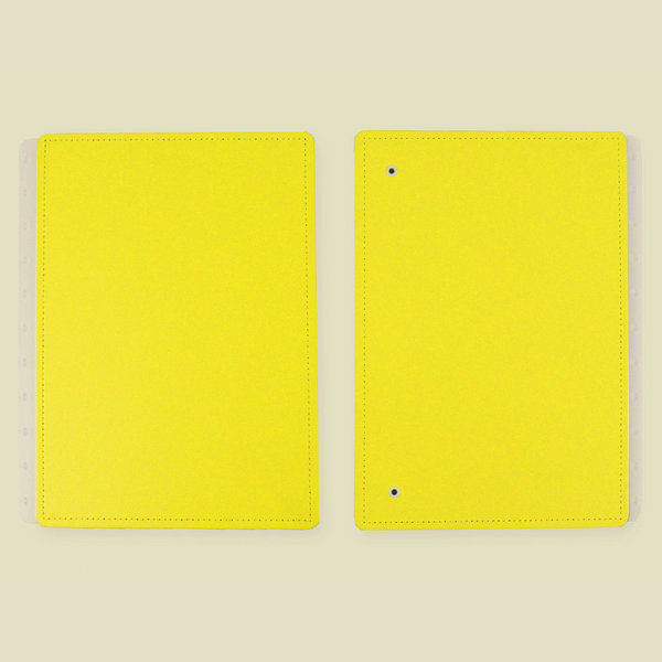 Couvertures avant et arrière pour le Cahier Intelligent All Yellow